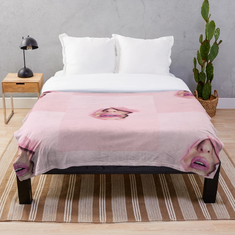 Soft and Cozy Pink Plush Blanket