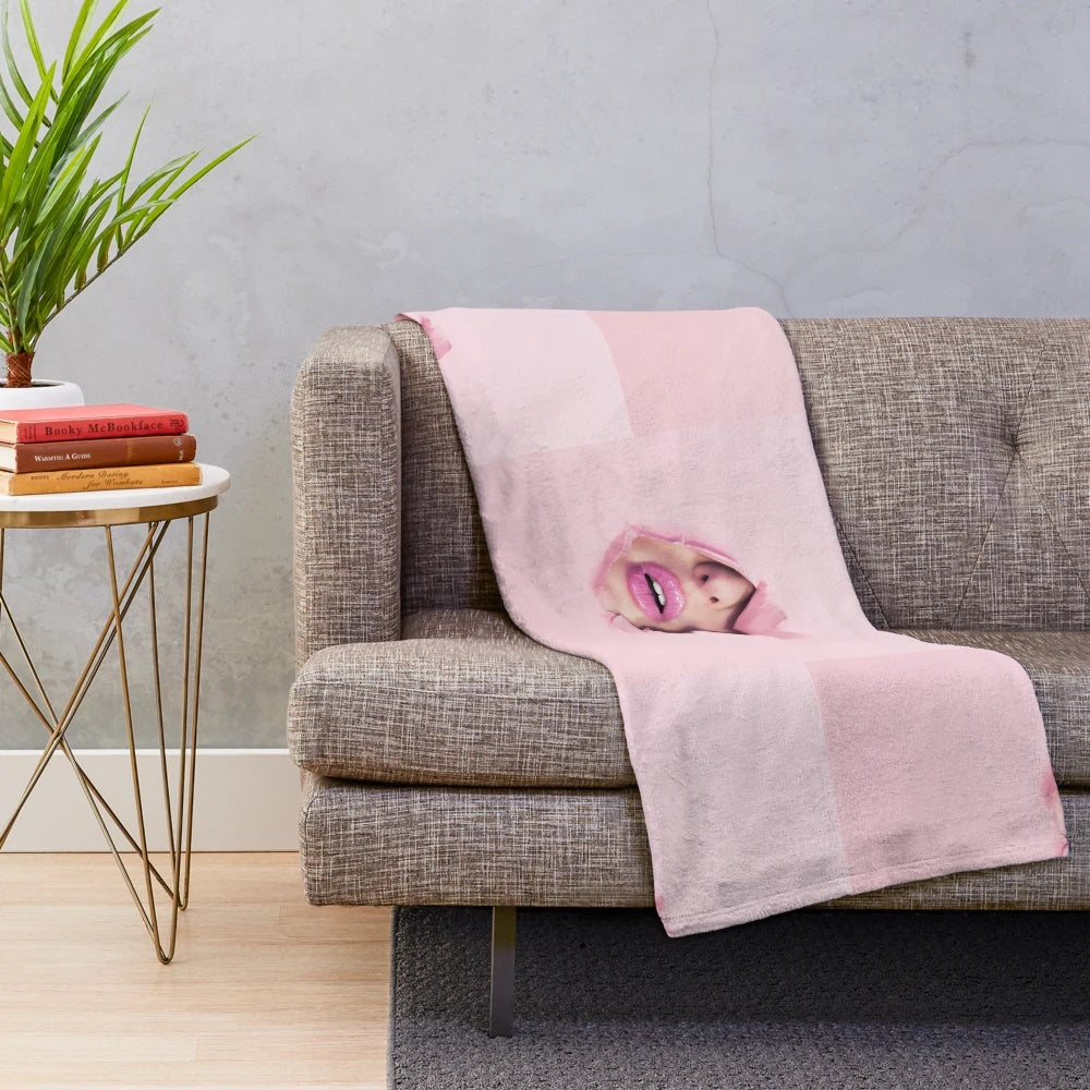 Soft and Cozy Pink Plush Blanket