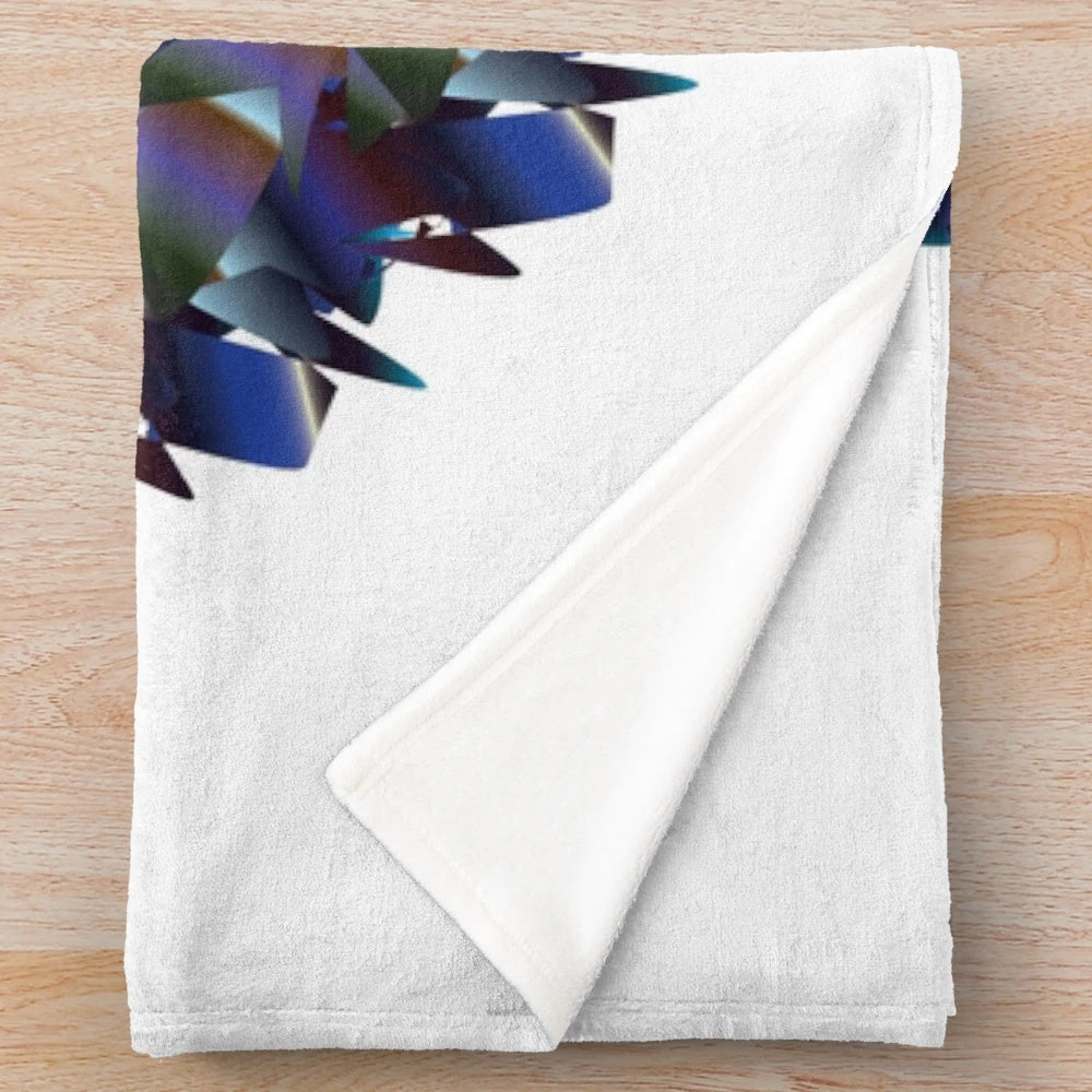 Vibrant and Symmetrical Designer's Plush Blanket