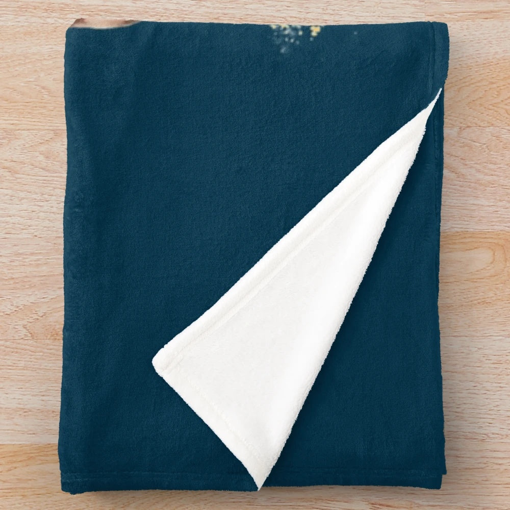 Plush blanket depicting Sam Kerr's famous backflip celebration