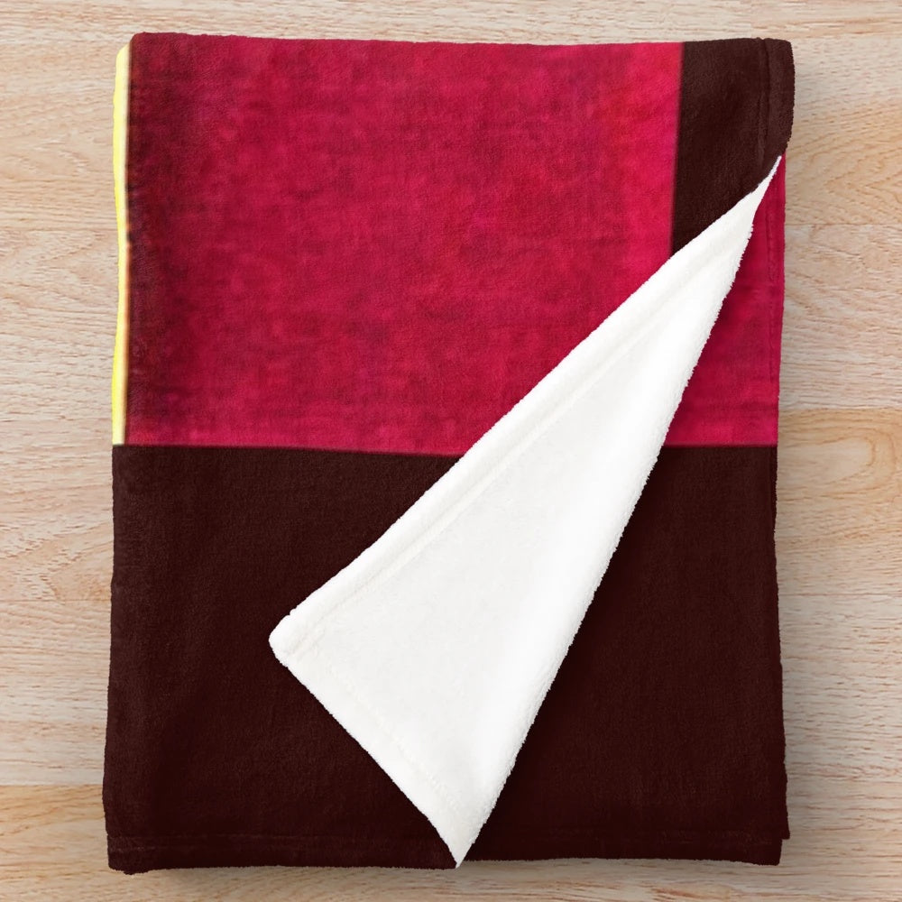 Plush blanket with the Royal Regiment of Fusiliers design