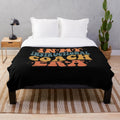 Plush blanket with instructional coach job occupation design