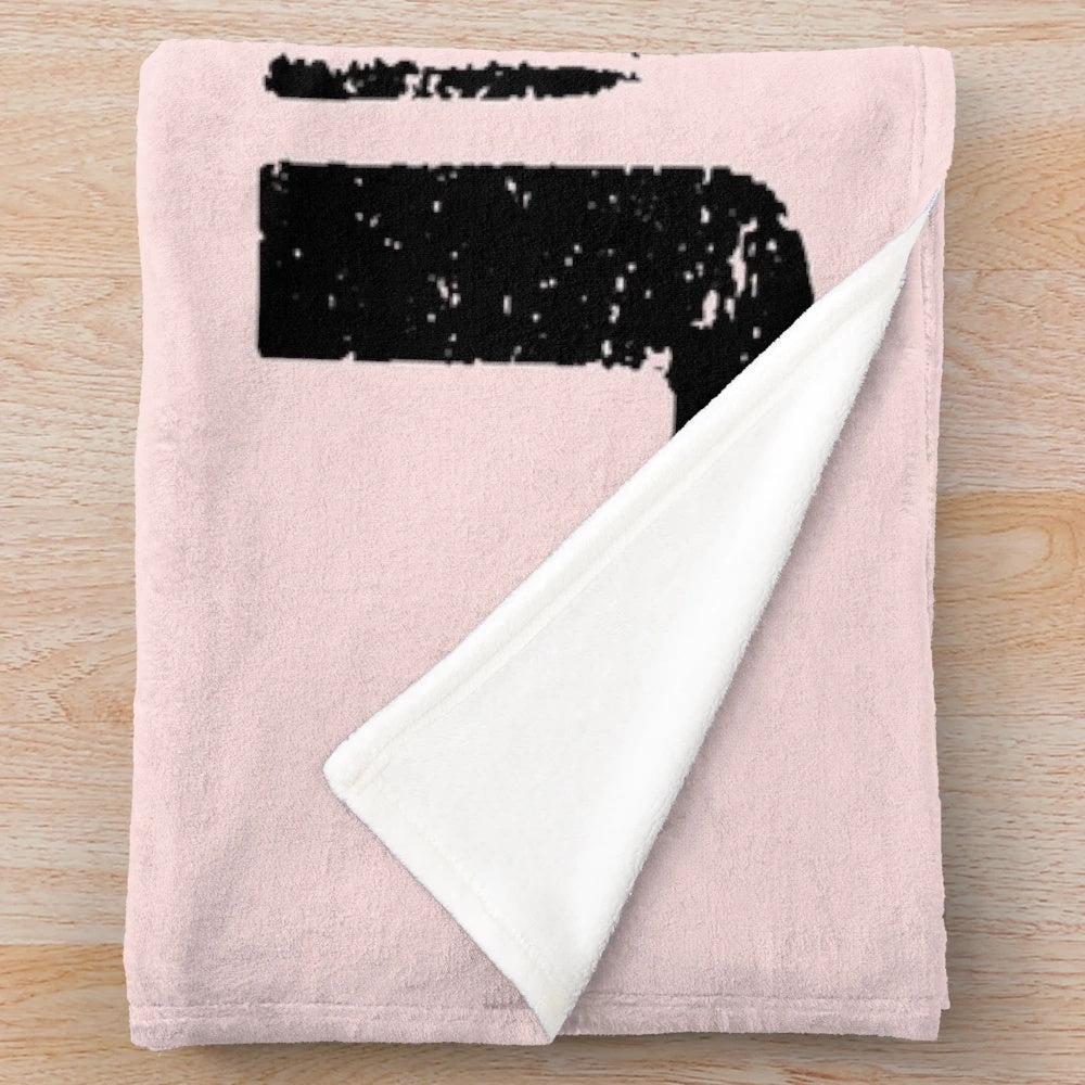 Plush blanket featuring the design of music artist JVKE