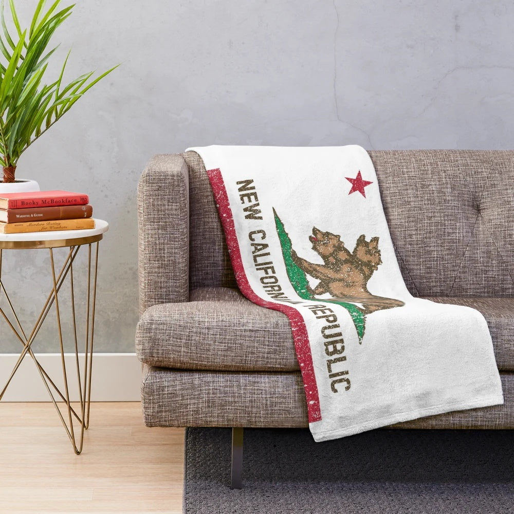 Plush blanket with power armor and gaming design