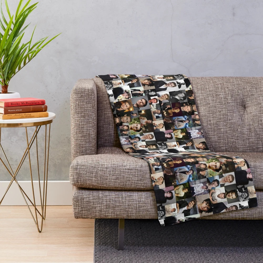 Plush blanket with cute, aesthetic design for teen girls