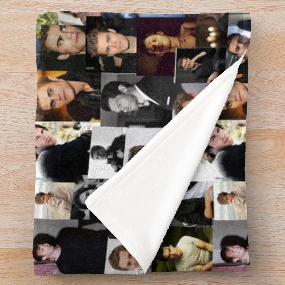 Plush blanket with cute, aesthetic design for teen girls
