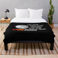 Funny Plush Blanket featuring a Badass Substance Abuse Counselor Graphic
