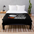 Plush blanket with a cool and funny massage therapist graphic design