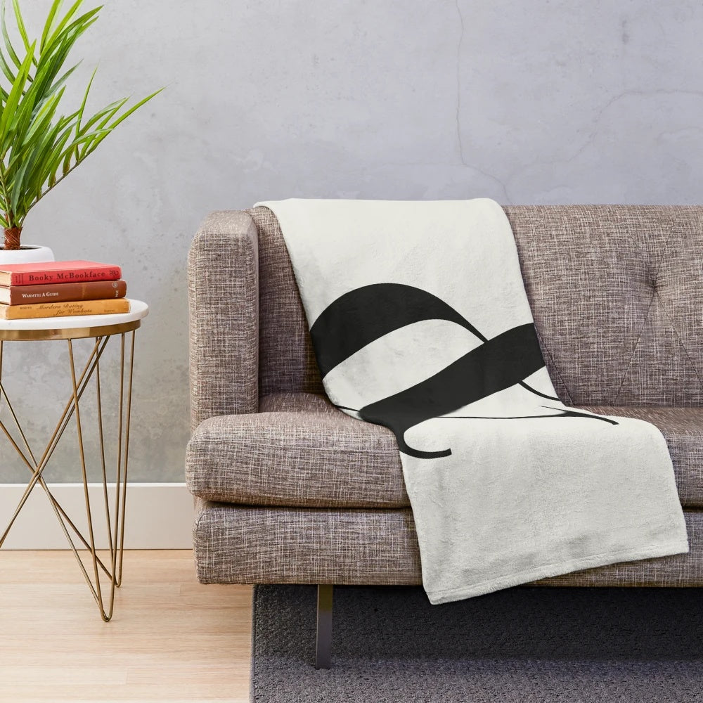 Plush blanket featuring the iconic Beatles lyric "Here There & Everywhere