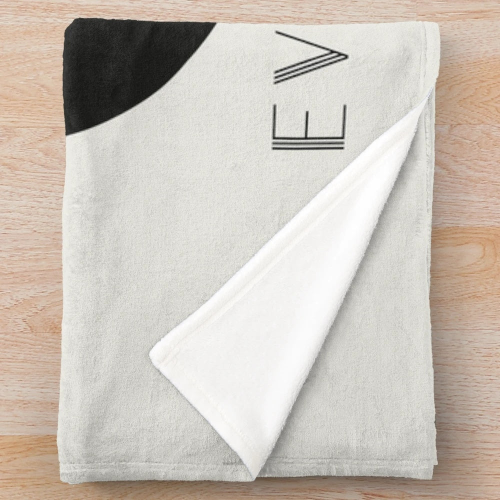 Plush blanket featuring the iconic Beatles lyric "Here There & Everywhere