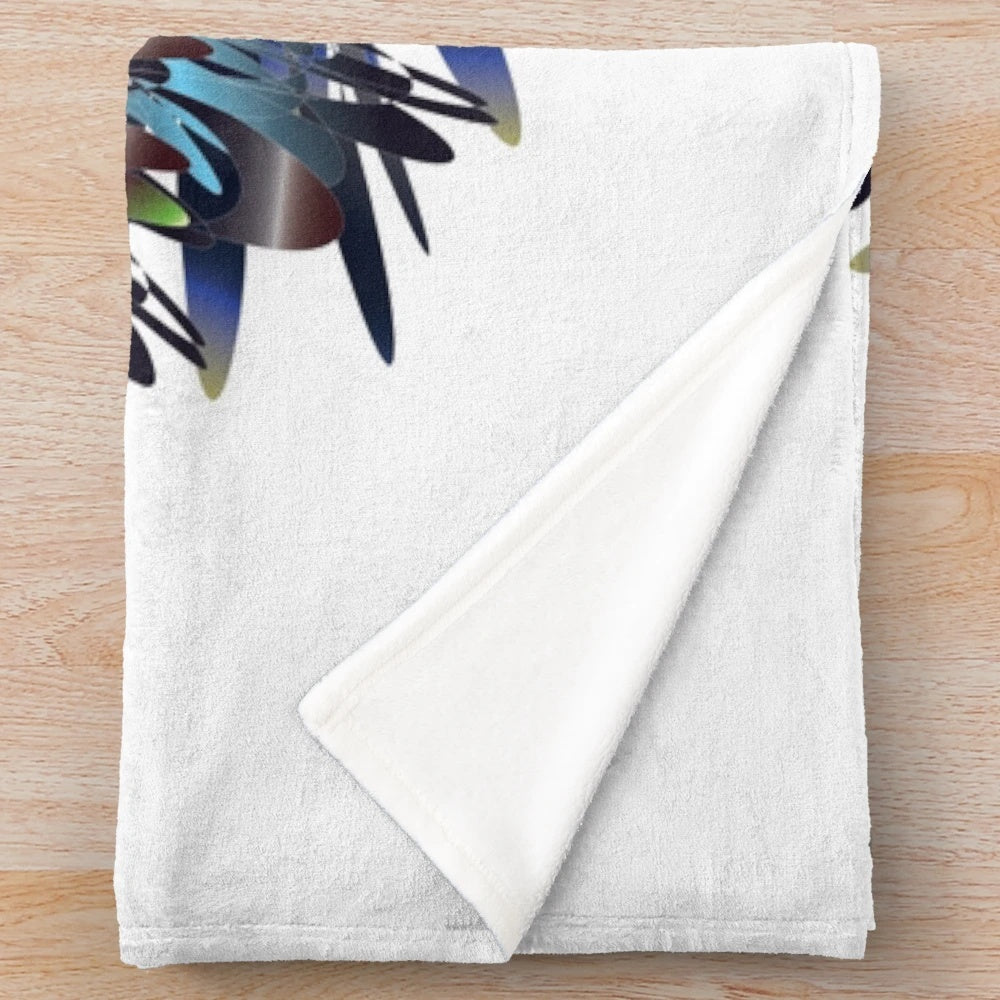 Plush blanket with stylish and vibrant designer pattern