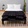 Soft and cozy plush blanket with Trapstar-inspired design