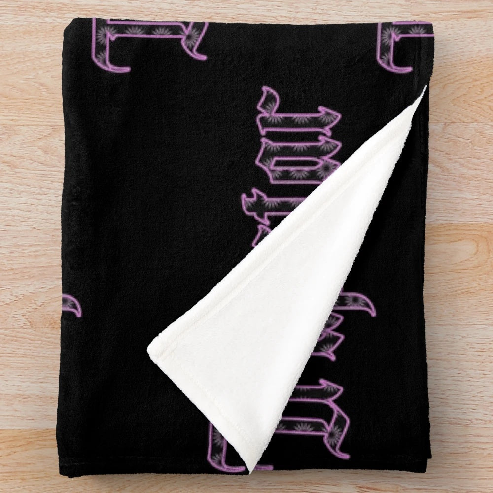 Soft and cozy plush blanket with Trapstar-inspired design