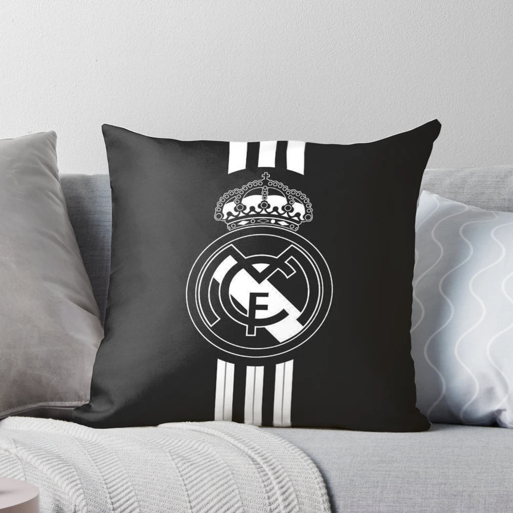 Real Madrid Pillow with Cristiano Ronaldo and Champions League Graphic