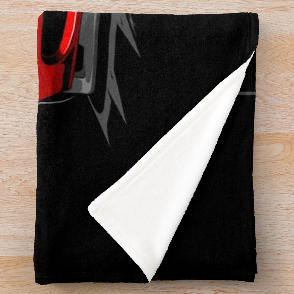 Red Miata JDM Inspired Plush Blanket