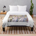 Renne Rapp Plush Blanket with Retro Aesthetic