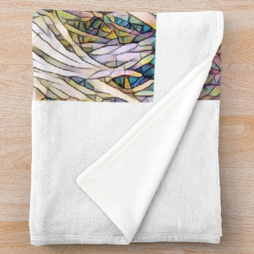 Renne Rapp Plush Blanket with Retro Aesthetic