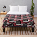 Plush blanket featuring the iconic album cover of Sly and The Family Stone's "There's a Riot Goin' On