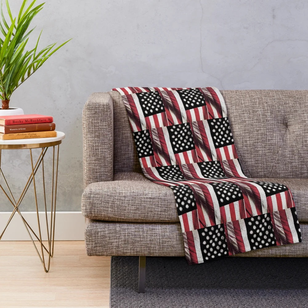 Plush blanket featuring the iconic album cover of Sly and The Family Stone's "There's a Riot Goin' On