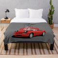 Rising Plush Blanket with Japanese Automotive Inspired Design
