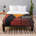 Robert Smith Silhouette Plush Blanket