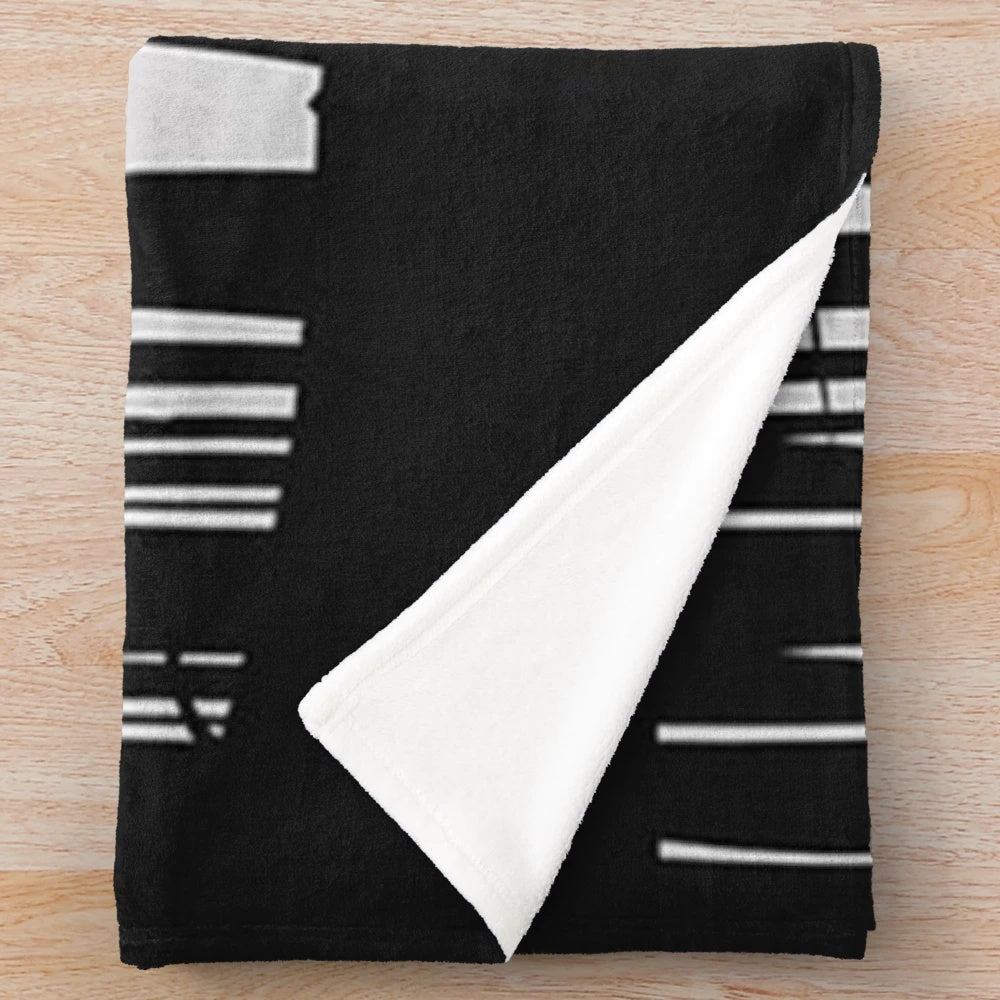 Rust-colored plush blanket with a stylish design for cozy comfort in the home