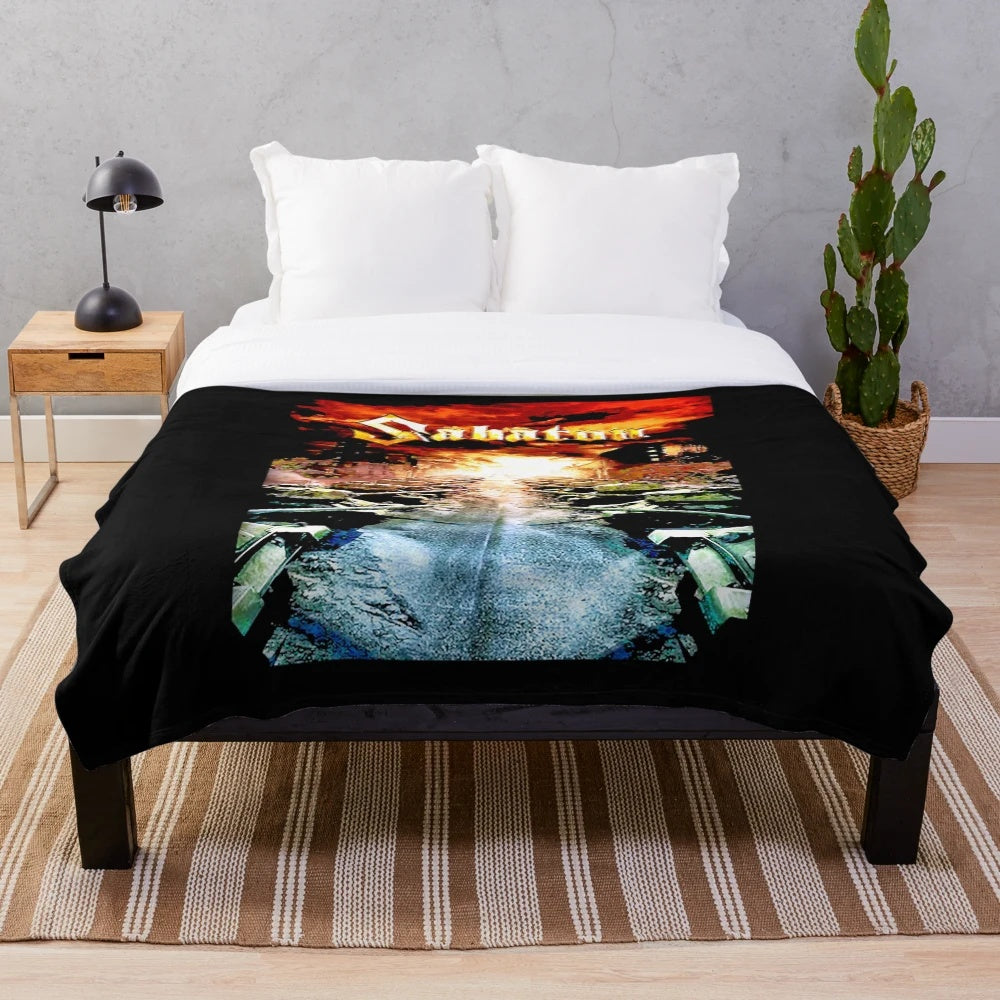 Sabaton Band Inspired Mens Plush Blanket