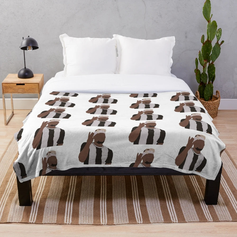 Saint Maximin inspired plush blanket