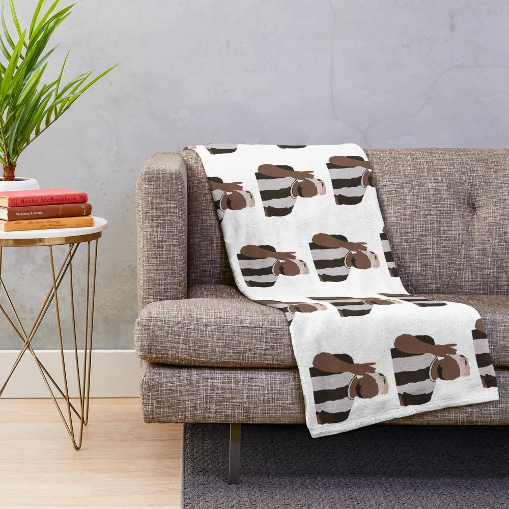 Saint Maximin inspired plush blanket