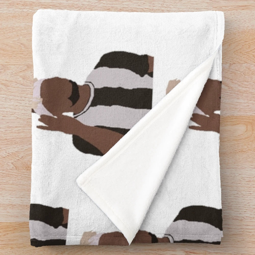Saint Maximin inspired plush blanket