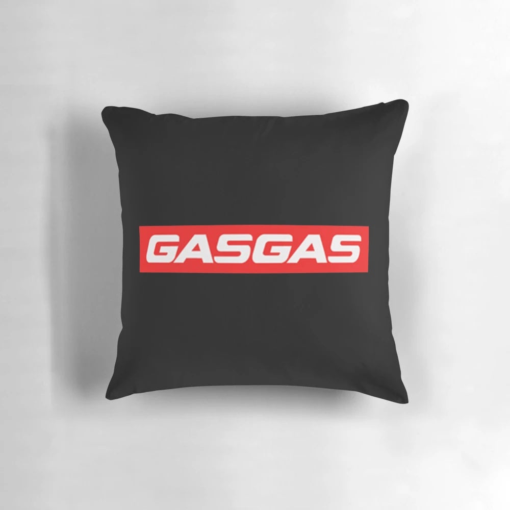 Decorative pillow featuring a design inspired by traditional Japanese samurai roofs, ideal for gas gas motorcycle fans.