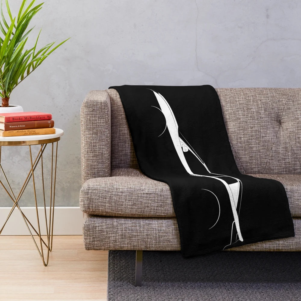 Saturn SC2 Silhouette Plush Blanket
