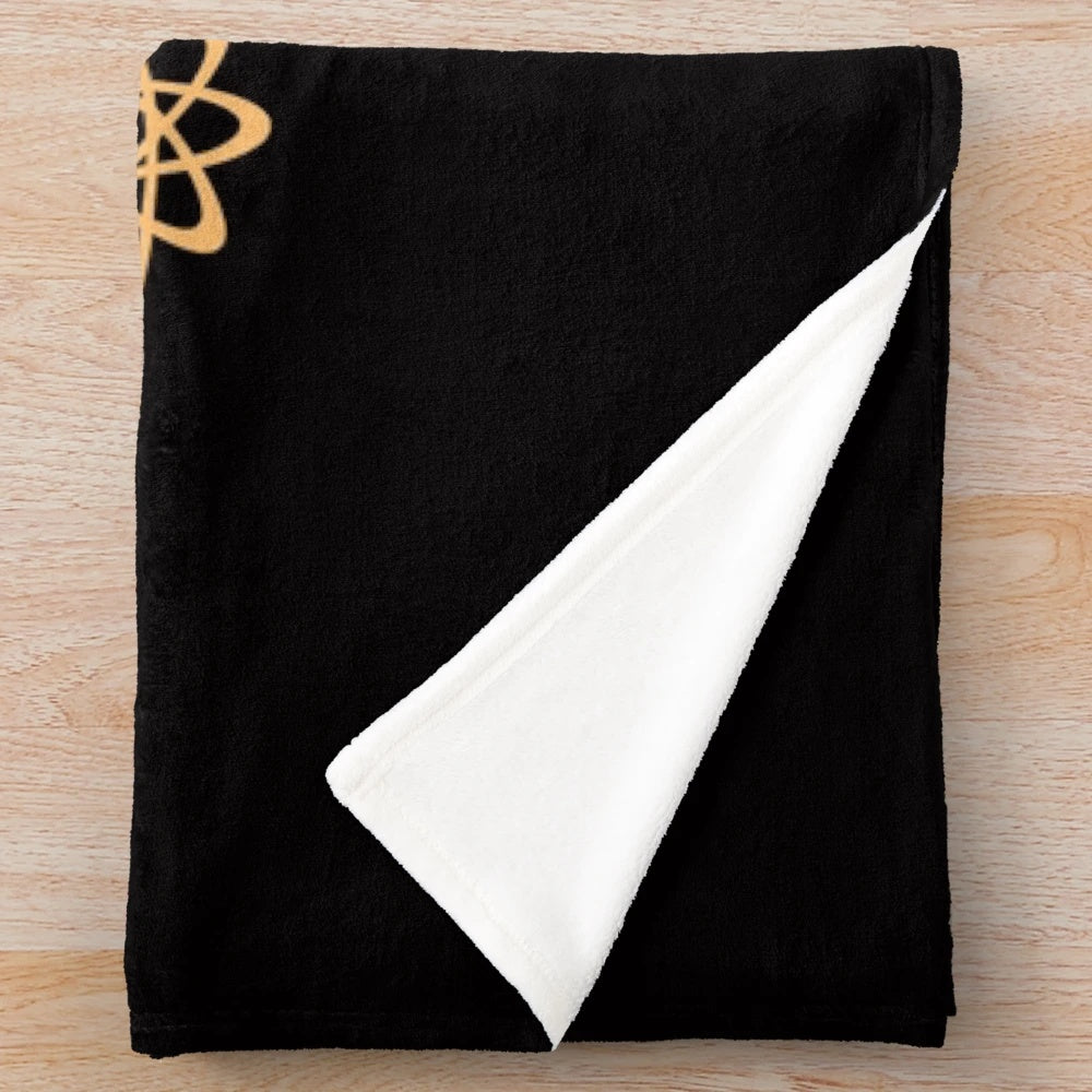 Stylish science teacher plush blanket