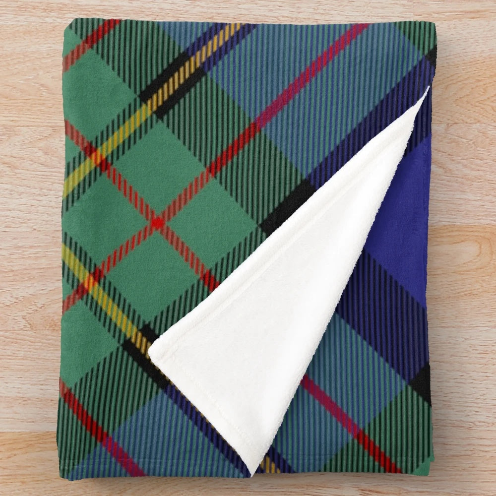 Scottish Clan MacLaren Tartan Plush Blanket