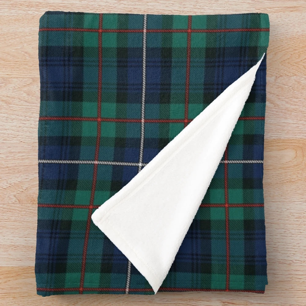 Soft and cozy plaid tartan pattern plush blanket