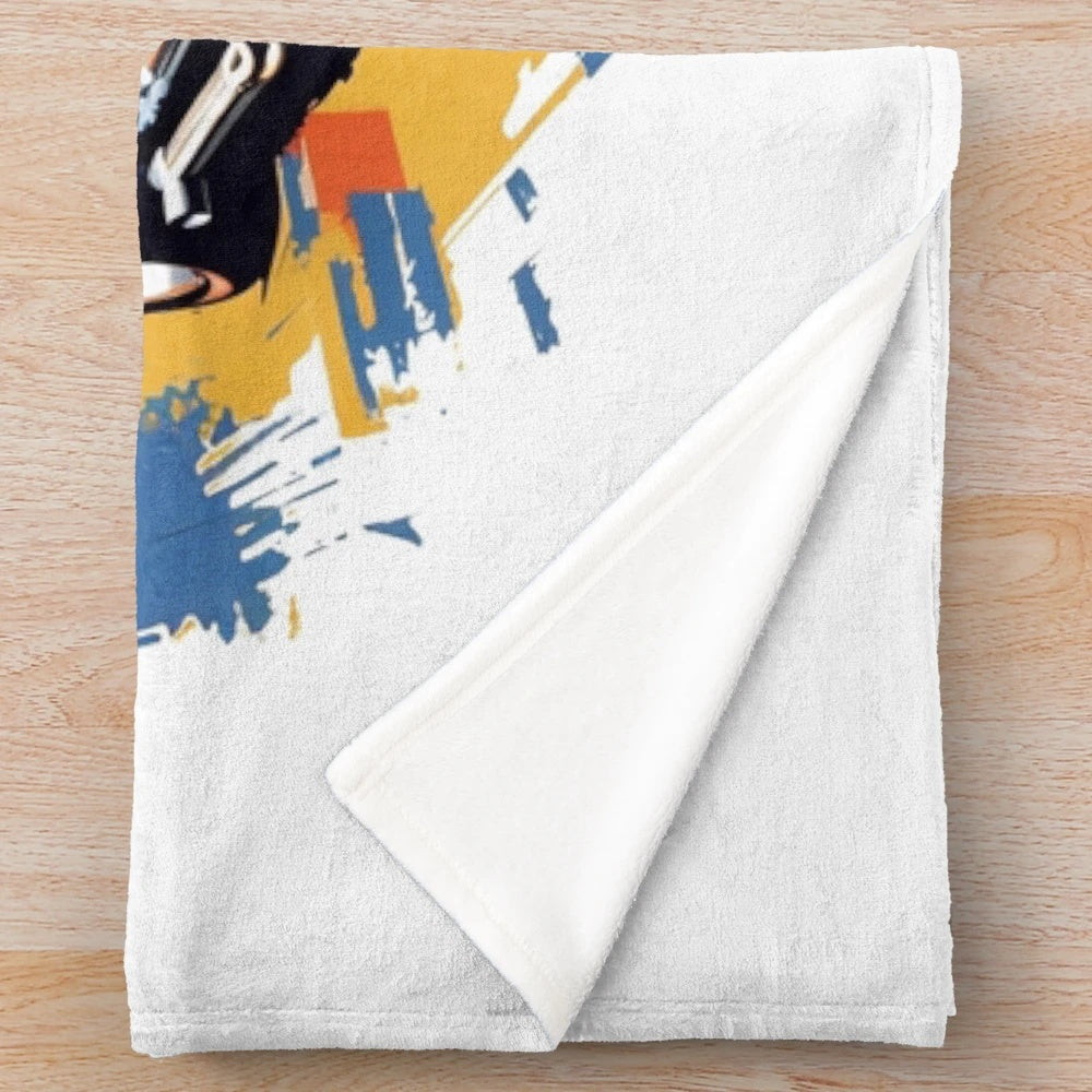 Shelby Cobra 1962 sports car inspired plush blanket