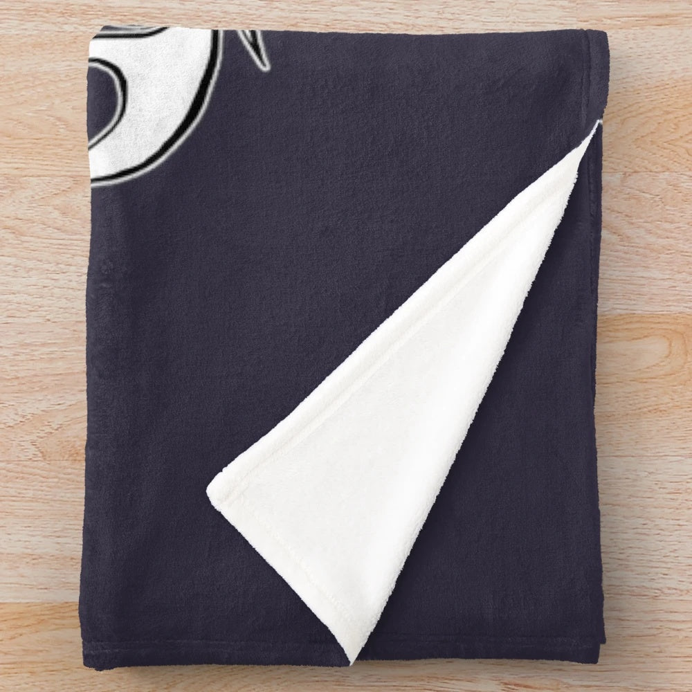 Shovelhead plush blanket featuring a vintage motorcycle design