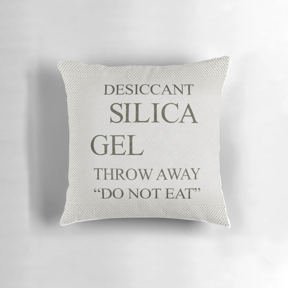 Fashionable silica gel desiccant packs for protecting items during shipping and storage