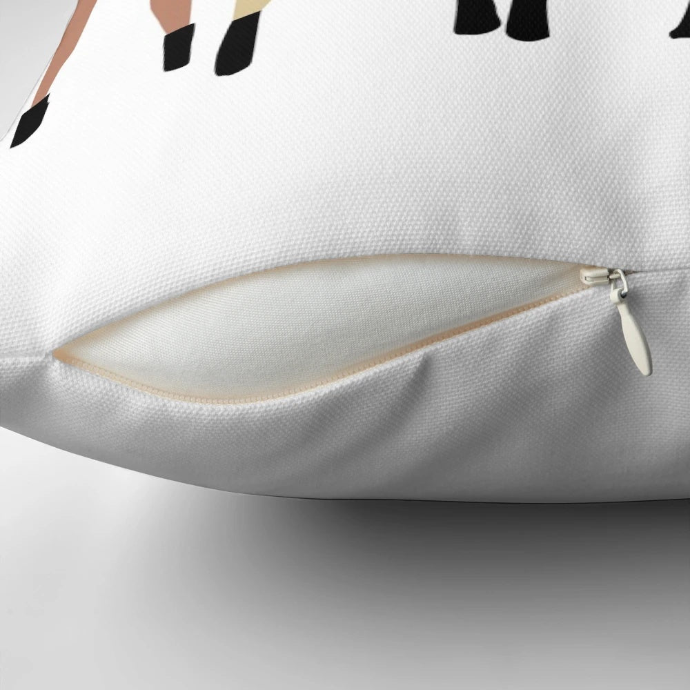Decorative Six the Musical inspired pillow with characters from the musical