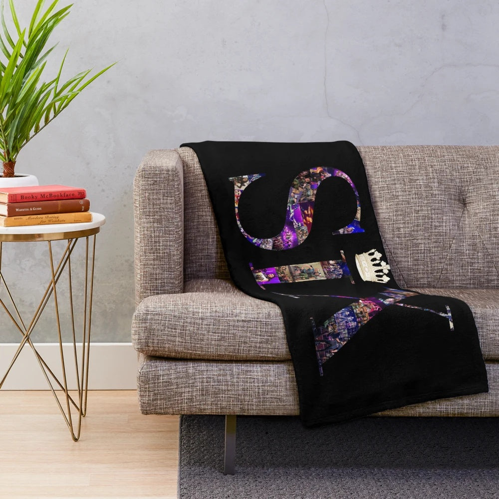Six the Musical Inspired Collage Plush Blanket