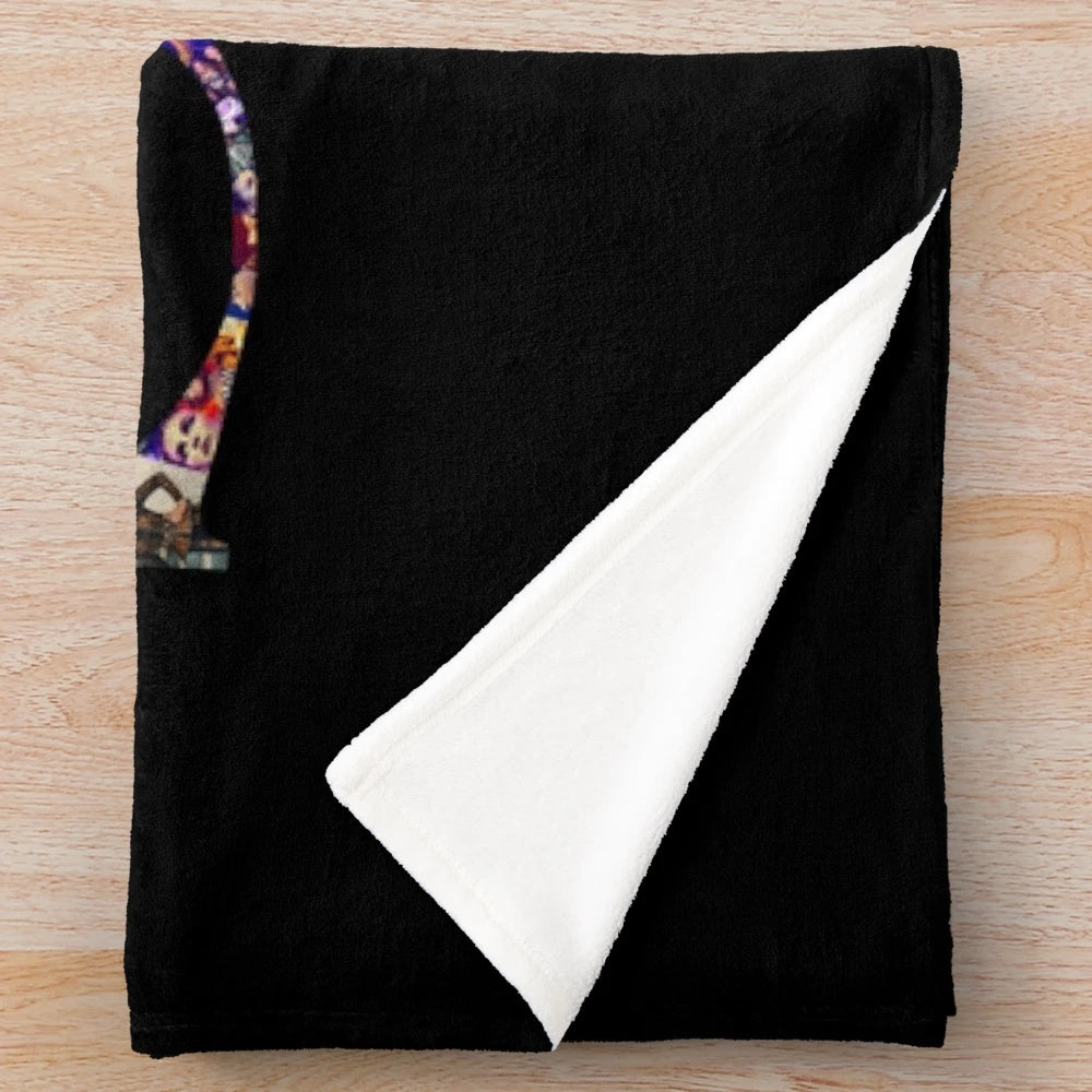 Six the Musical Inspired Collage Plush Blanket