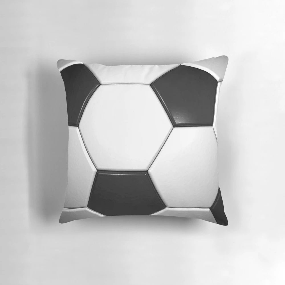 Vibrant soccer-themed pillow cover for tablets, sports fans and enthusiasts