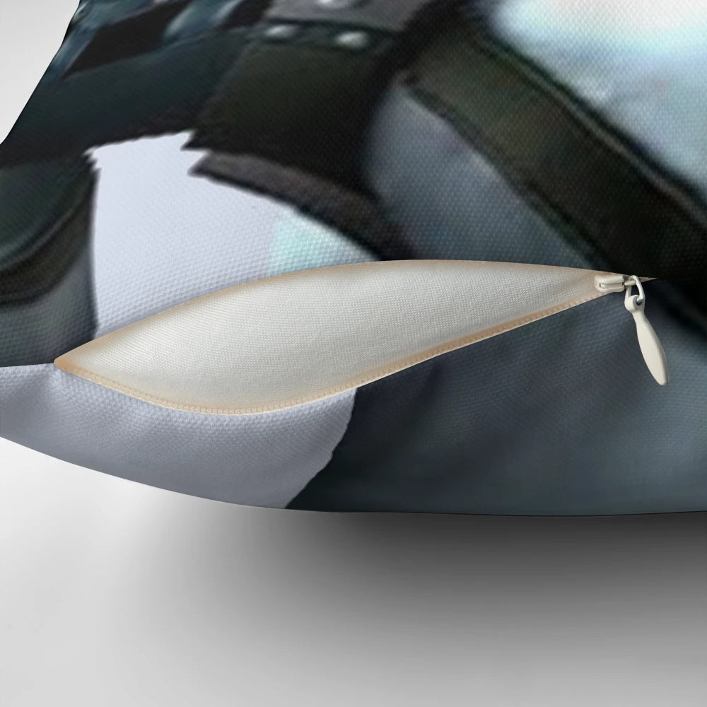 A solid, decorative pillow inspired by the Metal Gear video game series