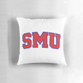 Soft, decorative pillow featuring the Southern Methodist University logo and mascot