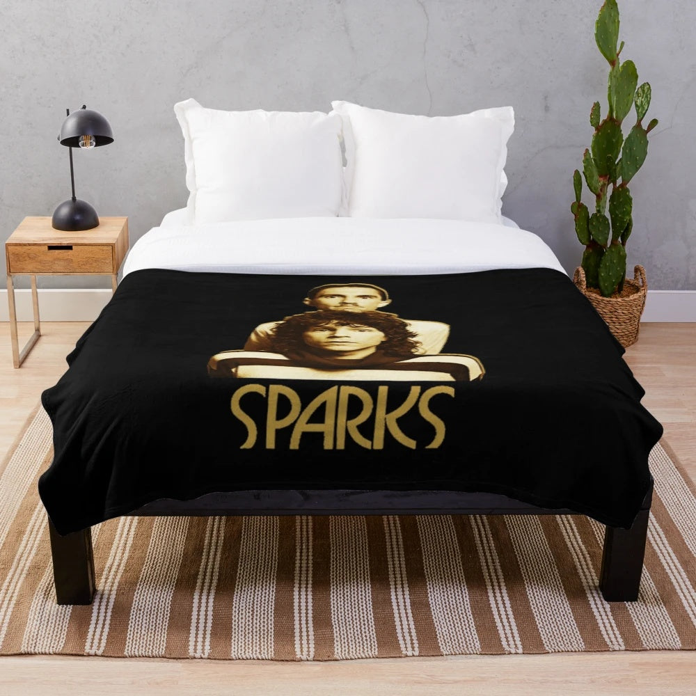 Sparks band inspired plush blanket