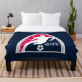 Plush blanket featuring St. Louis soccer and heritage design