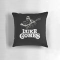 A cozy pillow featuring a Luke Skywalker-inspired design, perfect for fans of the Star Wars franchise.