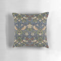 Beautifully designed William Morris inspired strawberry thief pattern pillow