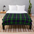Sutherland Tartan Plush Blanket showcasing the clan's iconic tartan pattern