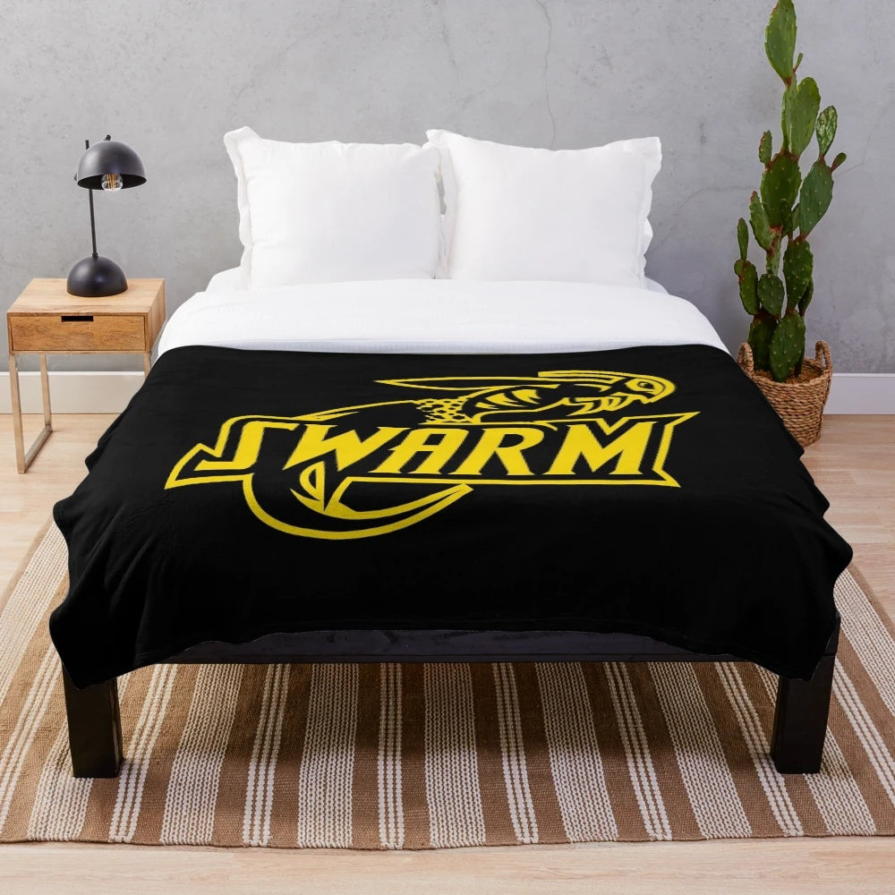 Swarm Sports Logo Plush Blanket